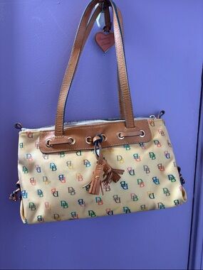 Dooney & Bourke Multicolor Monogram “It” Shoulder Bag!